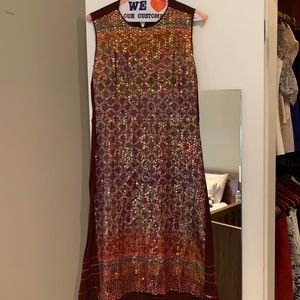 Vintage Rozae Nichols Sequined Cocktail Dress